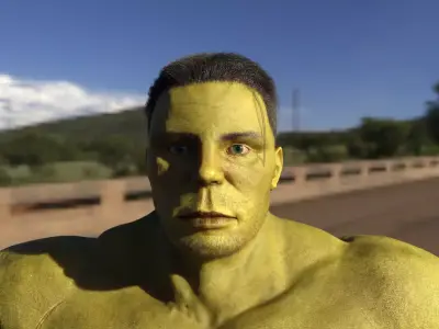 SMART HULK 3D model