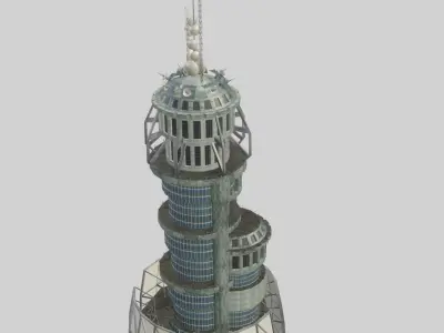 FutureTower2 skyscraper in tokyo 3D model