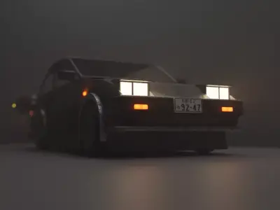 Car model blender 3D model