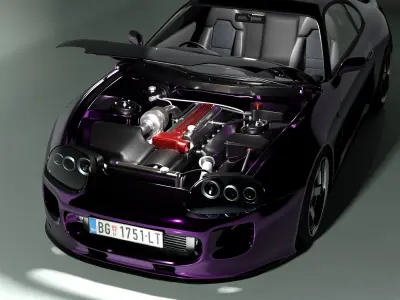 Toyota Supra MK4 3D model