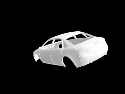 Audi A4 B6 3D print model