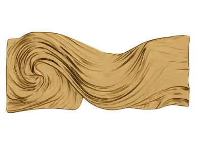 decor set wall panel relief mural CNC 12 3D print model