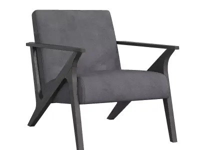 Modern 3D Chair  Low-poly 3D model