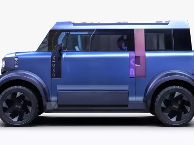 Dacia Hipster Concept 2026 Low-poly 3D model