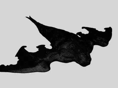 Realistic Minecraft Phantom 3D model