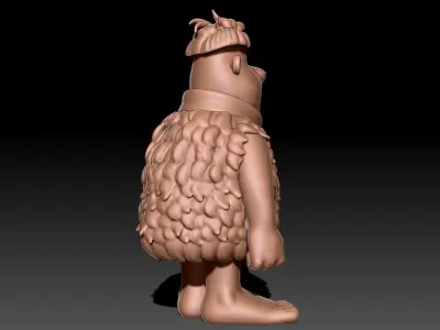 Fred Flintstone  3D print model