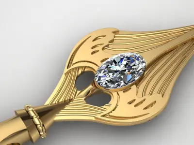 Flight necklace 3D print model