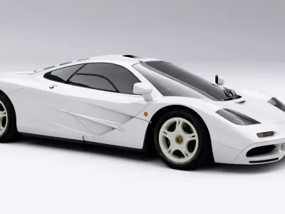 McLaren F1 1993 Low-poly 3D model purchase