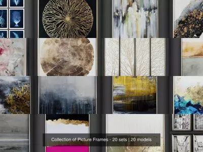 Collection of Picture Frames - 20 sets
