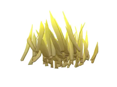 Cartoon Grass v2 005 Low-poly 3D model