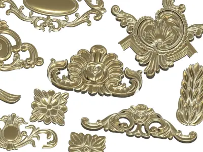 Ornament Elements 3D model