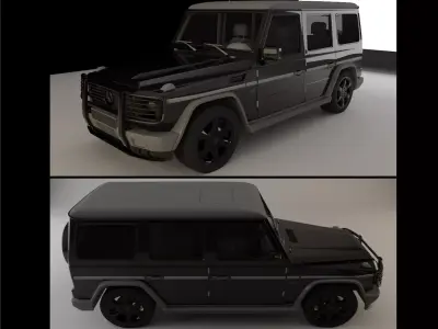 Mercedes-Benz G-Class 550 V8 2008 3D model