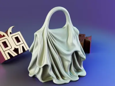 Melted Art Bag 3D print model