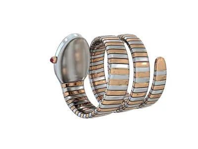 Bvlgari Serpenti watch Low-poly 3D model