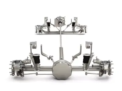 Truck Undercarriage 3D model