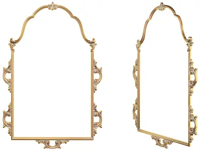 Classic frame 02 3D model