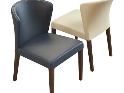 Crate and Barrel -  Curran Dining Chair 3D model