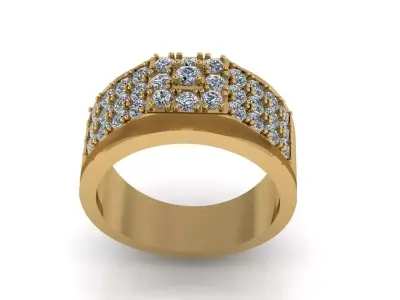 Man Wedding Ring 3D print model buy