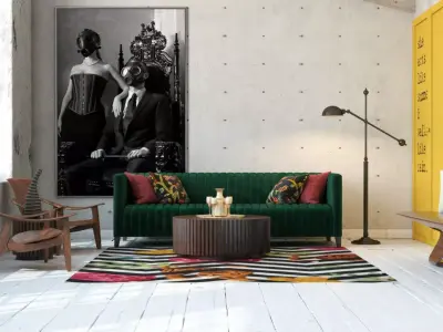 ARTIST LIVING ROOM  3D model