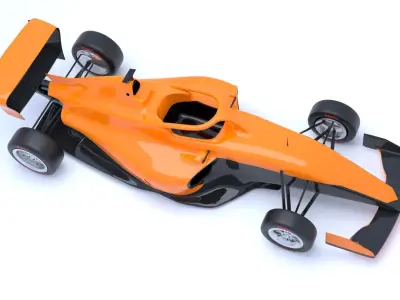 F1 Academy Low-poly 3D model