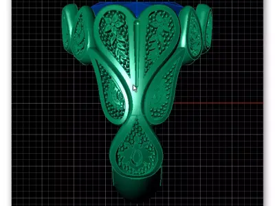 oval men engraved luxury jewelry ring 3D print model