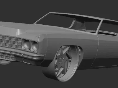 Chevrolet Impala 1973 3D print model