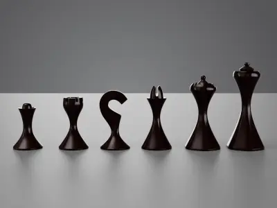 Chess pieces - 3D printing 3D print model