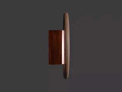 Floating Ring Wall Clock 3D model