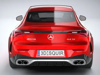Mercedes-Benz CLE53 AMG Coupe 2025 3D model
