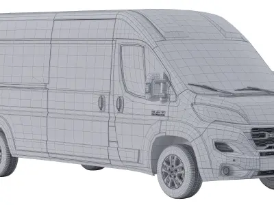RAM Promaster Van 2023 3D model