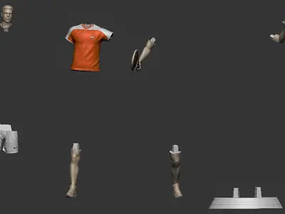 Carlos Alcaraz 3D Printable 3D print model