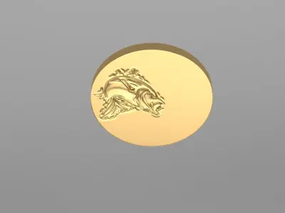 Gold coins NN085  3D print model
