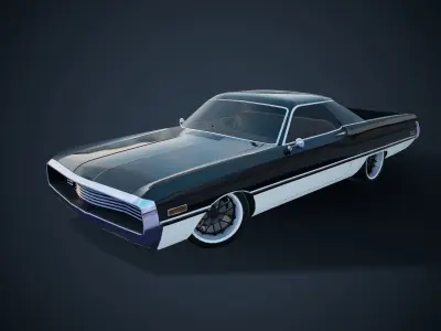 Car  El-Cama Low-poly 3D model