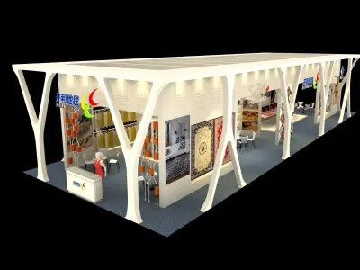 Exhibition - Area - 25X9-3DMAX2010-09 3D model