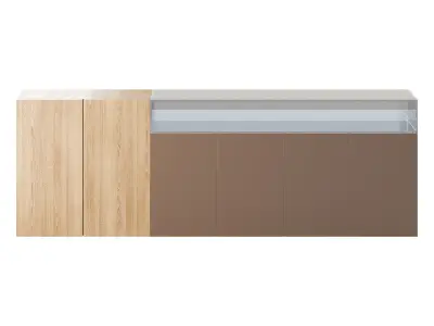 36e8 Glass Sideboard 3D model