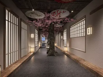 japanese interior 3D model