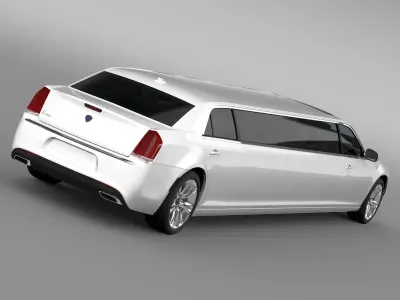 Lancia Thema Limousine 2017 3D model