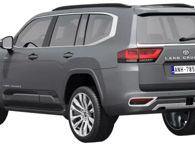 Toyota Land Cruiser 300 Hybrid 2026 3D model