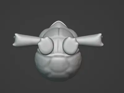 3D Tuettle Character Modeling ready for use 3D model