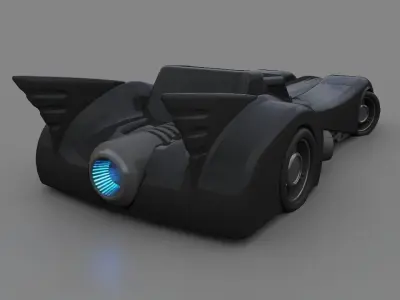Bat mobile 3D model