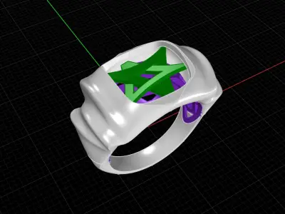 Star Ring 3D print model