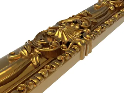 carved frame 3D model 50