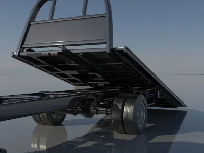 Chevrolet Silverado 5500 Tow Truck  3D print model