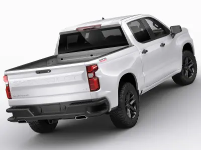 Silverado Trail Boss 2020 and Custom Trail Boss 3D model