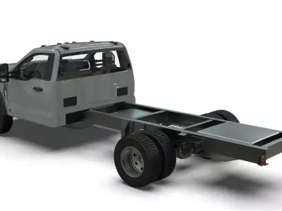 2024 F-600 Truck Chassis Blender 3D model