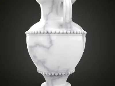 Greek vase amphora 3D print model
