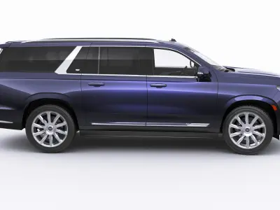 Escalade 2021 ESV large SUV 3D model