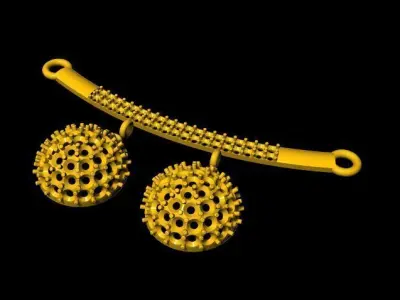 Tanmaniya pendant 3dm file  3D print model