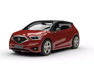 Gunsel B9 Electric Car 3D model