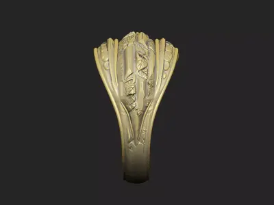 unique luxury rock shape basic nature wild life 3D print model